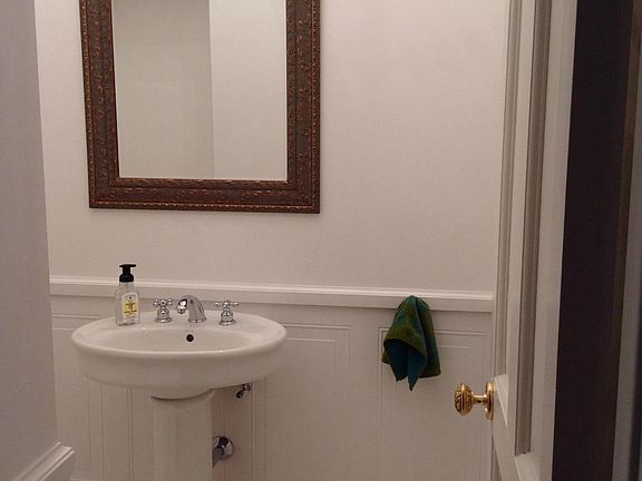 First floor half bath