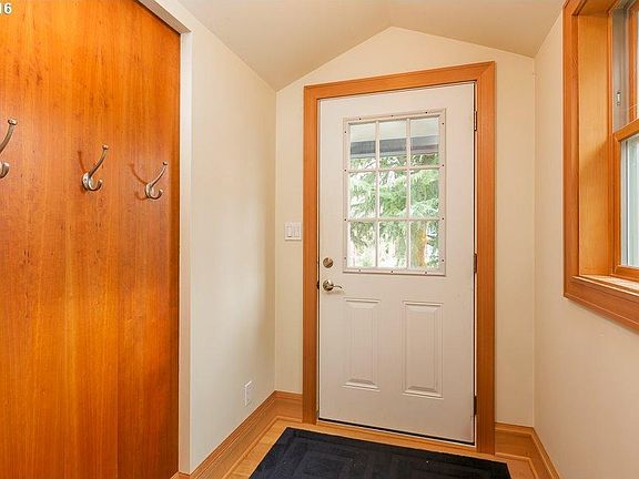 Entrance with beautiful woodwork