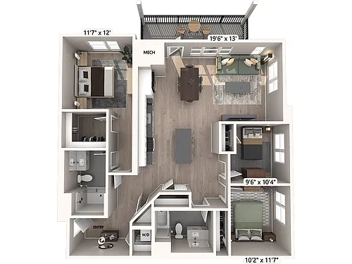Floor plan C3S