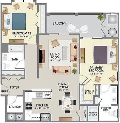 Floor plan Grandview C2A
