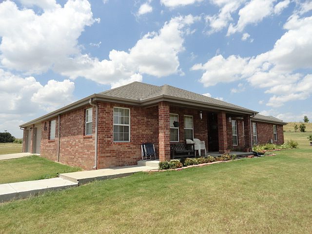 Brick home with 4.55 acers