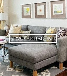 Floor plan Two Bedroom One Bath