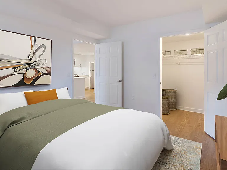 Bedroom with Hard Surface Flooring