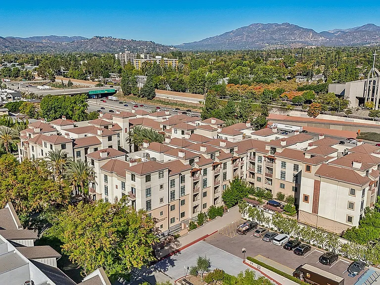 Aerial view of Pasadena Gateway Villas
