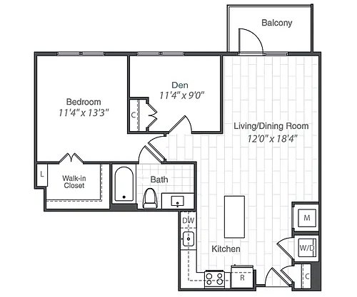 Floor plan A20D-901