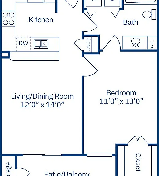 1-1 A 1 Bed 1 Bath 1-1 A 1 Bed 1 Bath