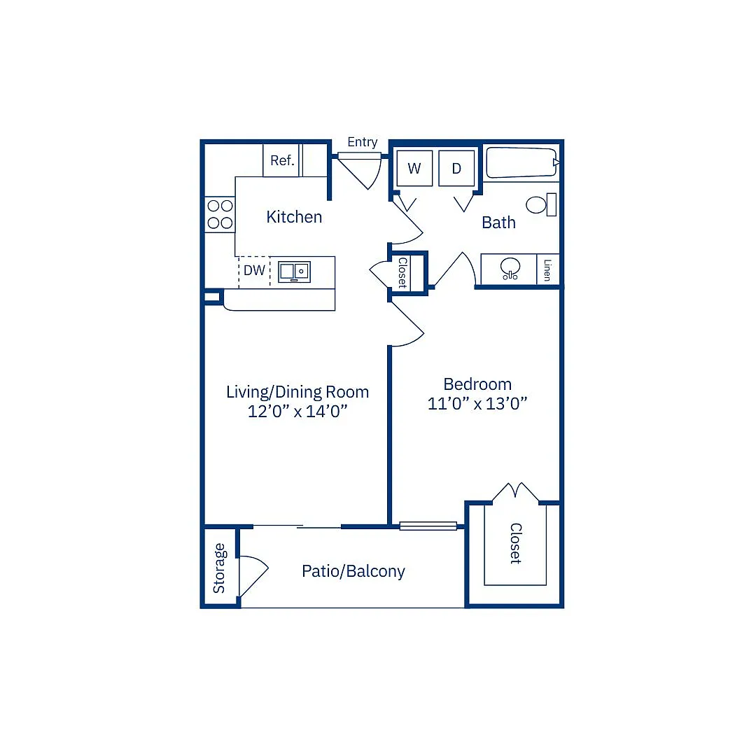 Floor plan 1-1 A