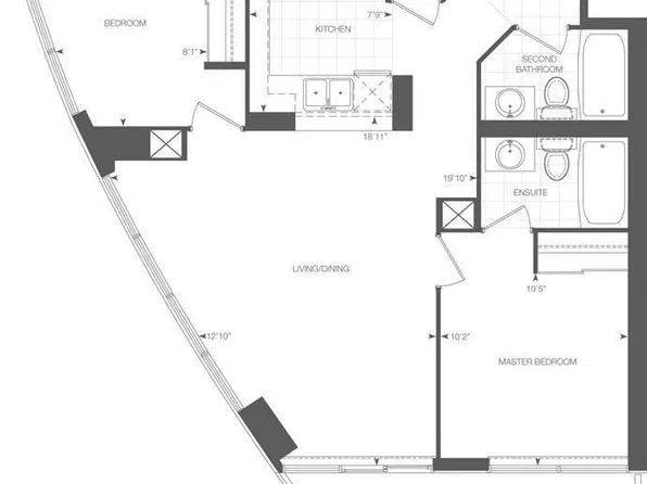215 Sherway Gardens Rd #604, Toronto, ON M9C 0A4