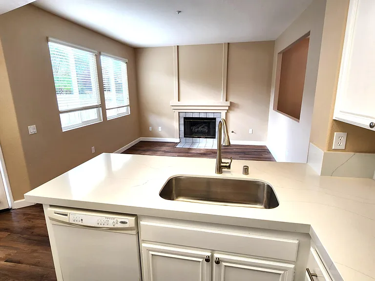 Brand new quartz countertops, sink and faucet
