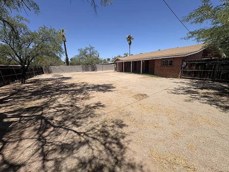 Large yard