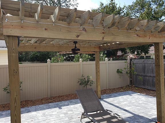 Pergola for relaxing
