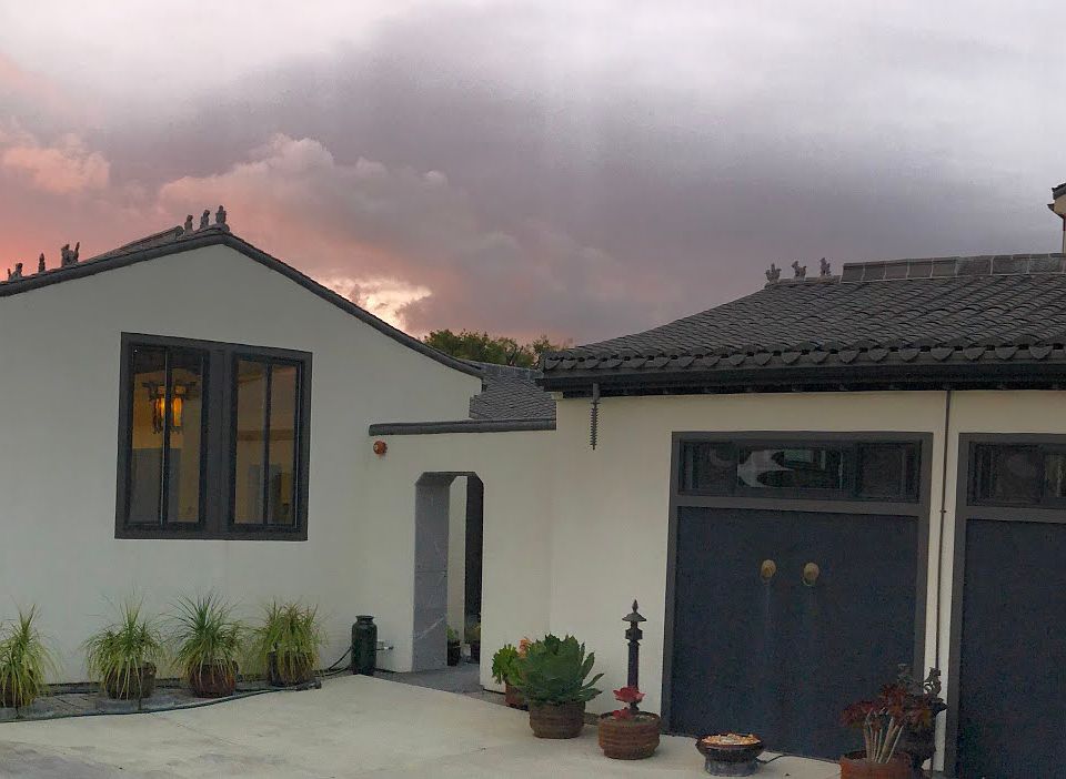 Entrance to the courtyard house