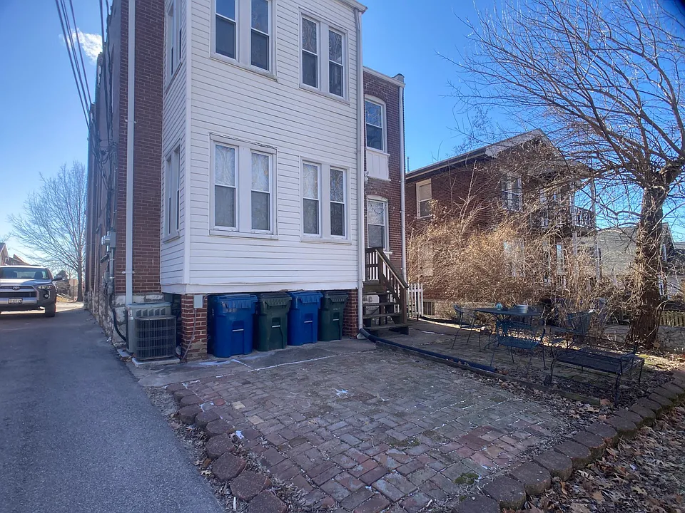 Rear of building