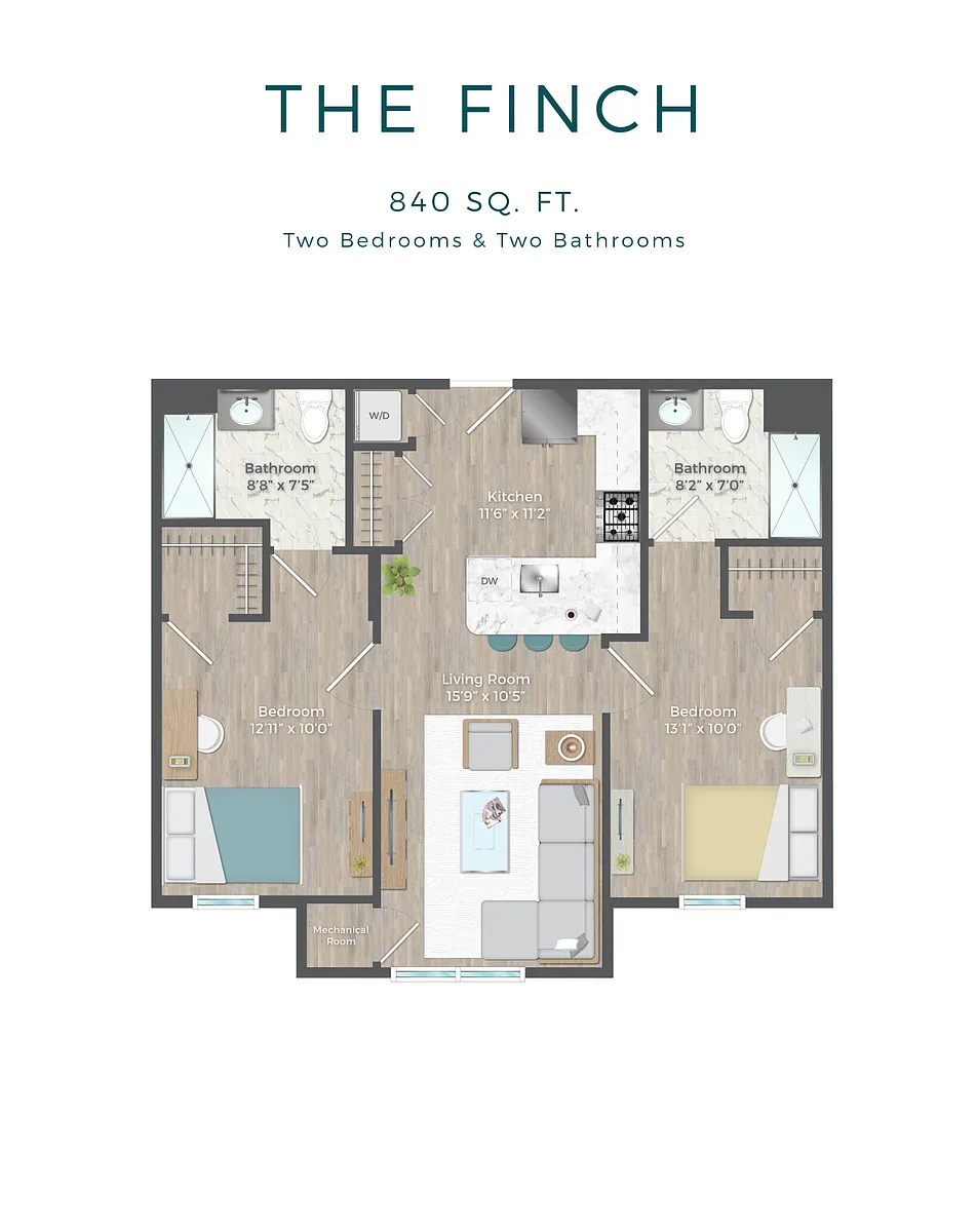 Floor plan 2BR