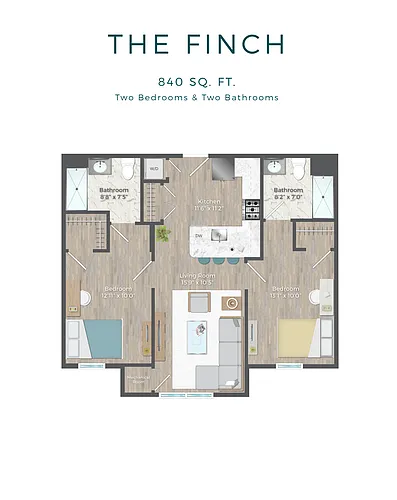 Floor plan 2BR