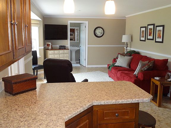 Family room area off kitchen