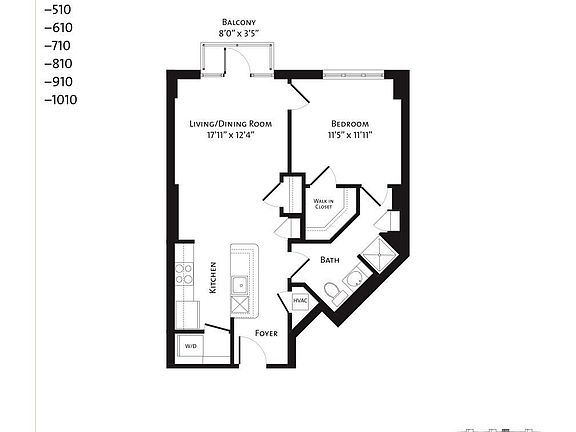 Floor Plan, penthouse unit