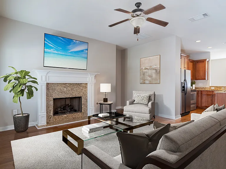 Living Room and Kitchen