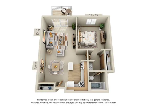 Floor plan Erie