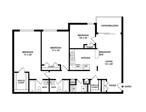 Floor plan C4