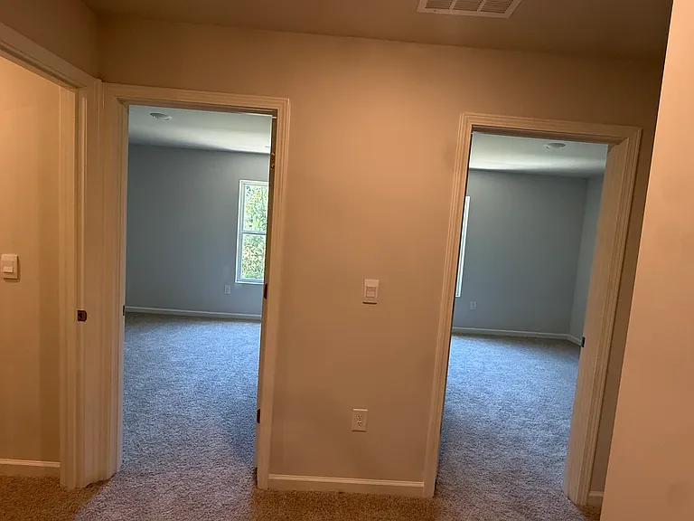 Entrance to two other bedrooms