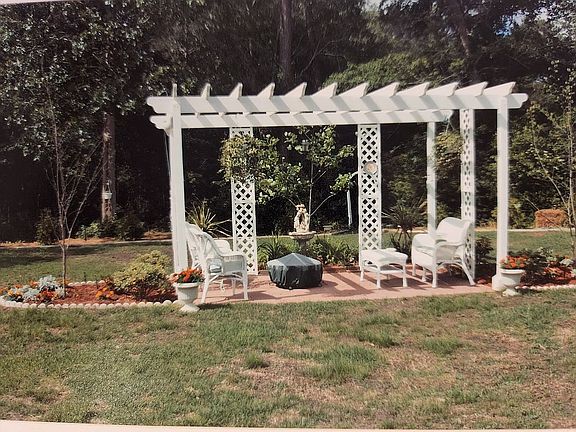 Gazebo in rear yard