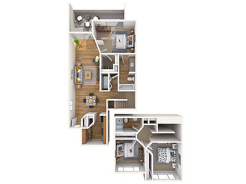 Floor plan Three Bedroom