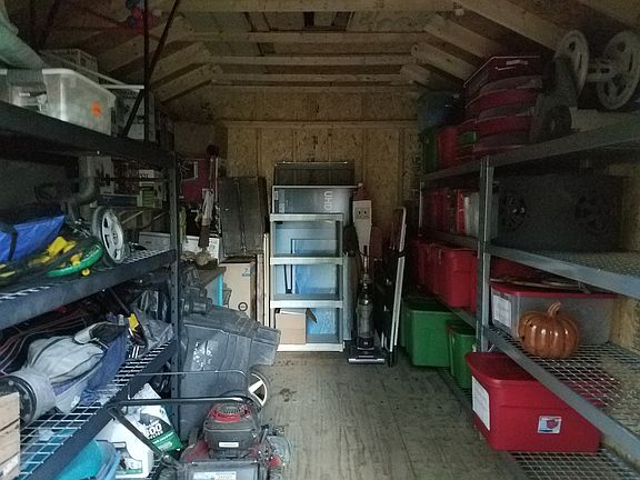 Inside Shed
