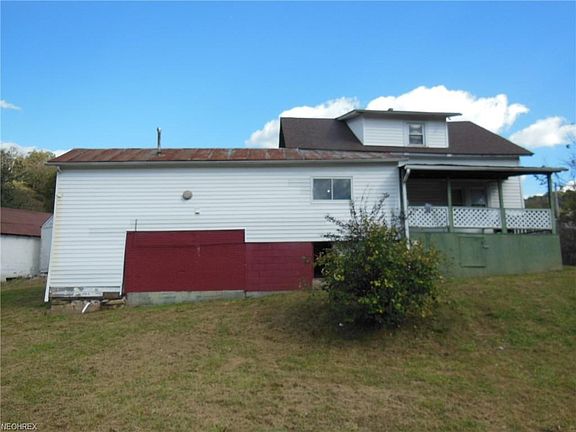 Rear of the house showing back porch