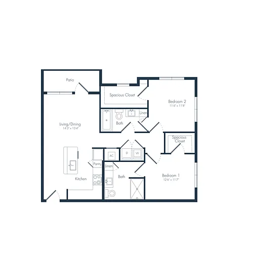 Floor plan B0A