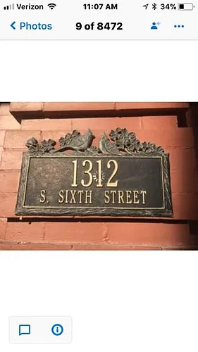 Floor plan 1312 S. 6th-2F
