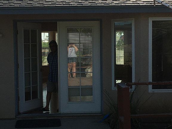 deck view looking towards the back door