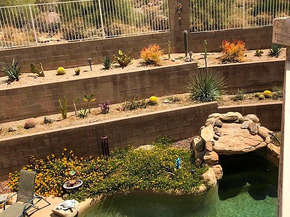 Tiered Backyard Wall