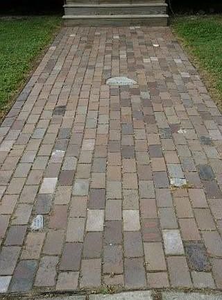 Seller created this walk way!