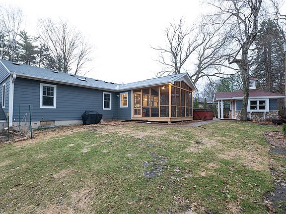 Rear view with large porch