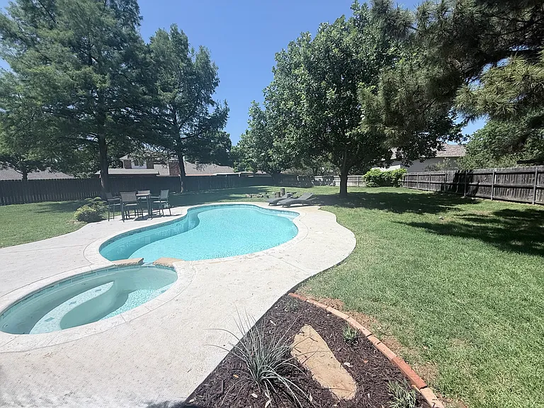 Backyard pool