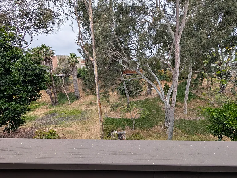 View from rear balcony toward Mission Bay