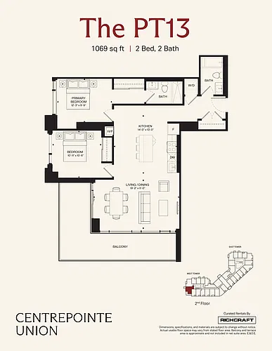 Floor plan The - PT13