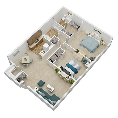 Floor plan Clague