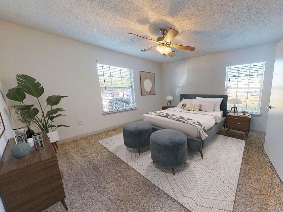 Spacious Bedroom with Windows