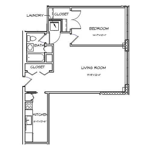 Floor plan A6 WF 80