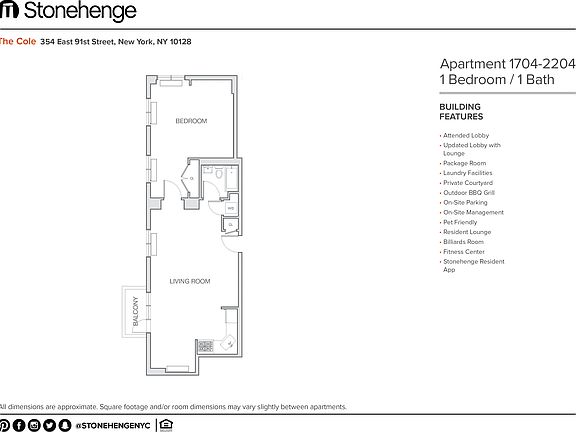 2nd image of 354 E 91st St APT 2004