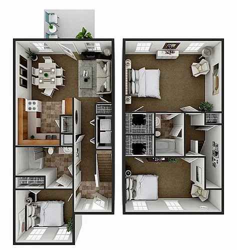 Floor plan TRL - 3 X 2