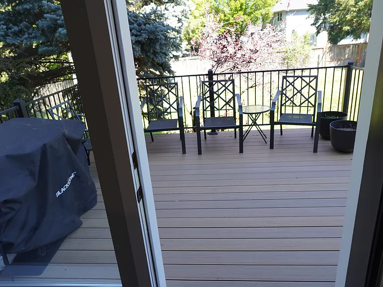 deck off kitchen