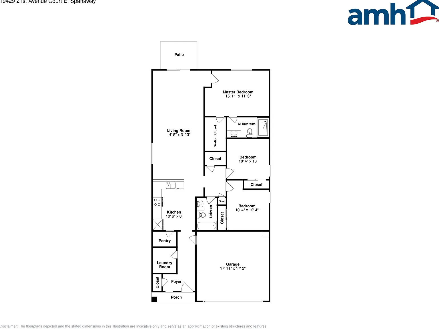 3 bed, 2.0 bath, 1395 sqft, $2,625 — Photo 2