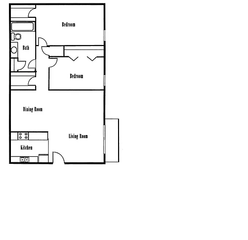 Floor plan 2 Bedroom