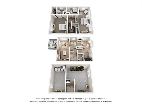 Floor plan Tulip 2BD