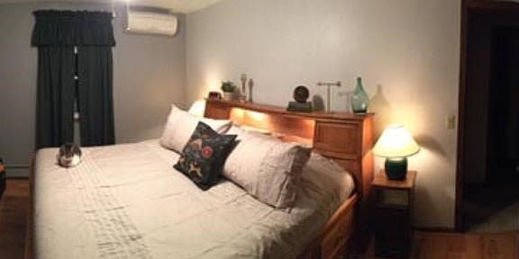 Spacious Master Bedroom, freshly painted