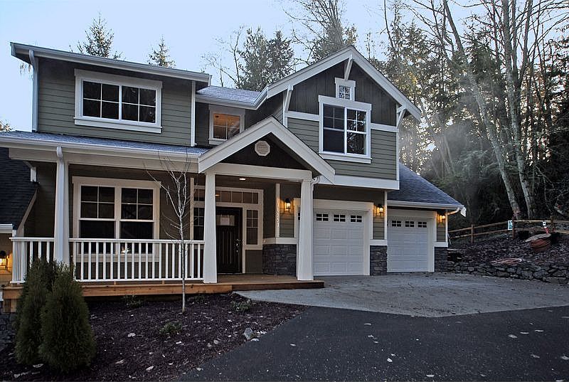 Enjoy the front porch while sipping your coffee.