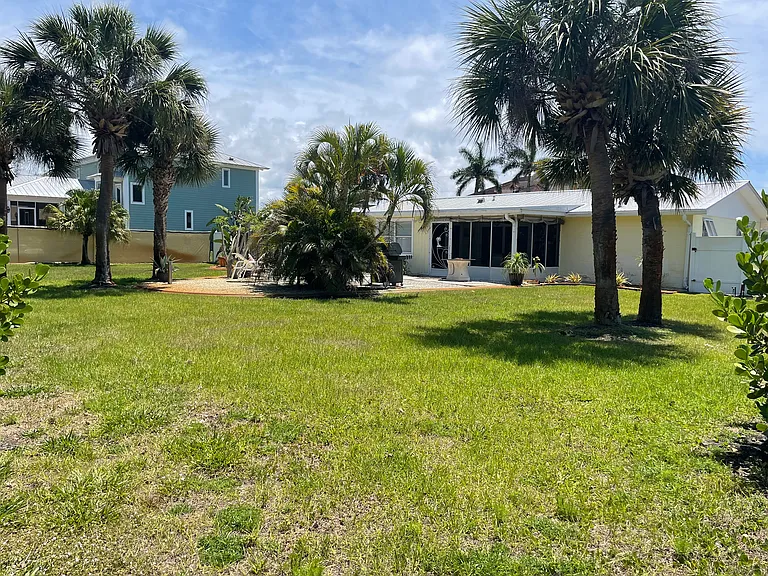 large backyard